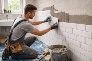 apprenez à poser du carrelage mural dans votre salle de bain grâce à notre guide pratique, étape par étape, pour un résultat professionnel et durable.