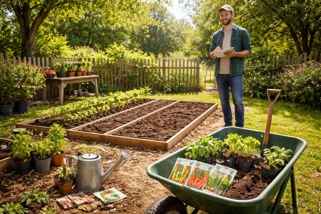 découvrez les étapes essentielles pour débuter votre potager facilement, même sans expérience. guide pratique pour cultiver vos premiers légumes et réussir votre jardin potager.