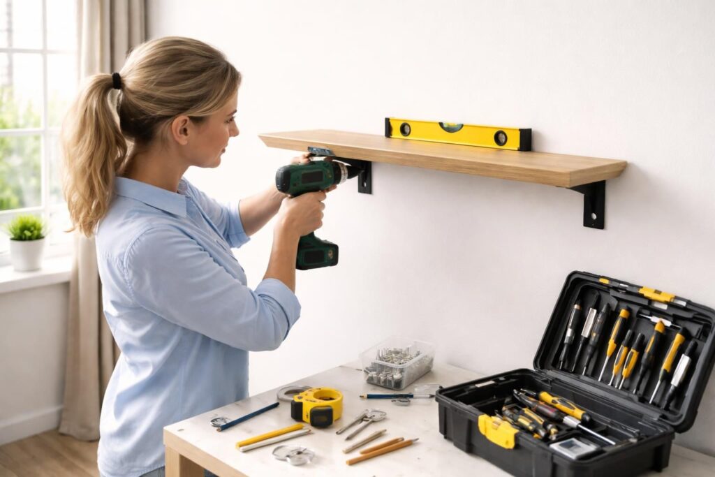 apprenez à installer une étagère murale solide et droite facilement grâce à nos conseils pratiques et étapes détaillées.