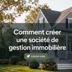 Un professionnel consultant un plan pour créer une entreprise de gestion immobilière.