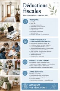 Agent immobilier consultant des documents pour optimiser ses déductions fiscales