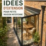 Une belle extension moderne pour une maison mitoyenne avec jardin