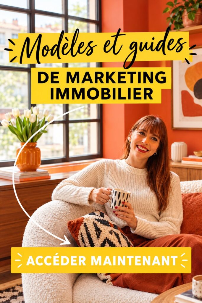 Modèle de marketing immobilier sur un bureau avec des outils de travail