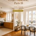 Vue du Projet Duhesme à Paris 18 avec ses structures modernes.