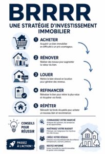 Un investisseur examinant une propriété pour appliquer la stratégie BRRRR.