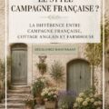 Intérieur chaleureux au style campagne français avec des meubles en bois et des tissus fleuris.