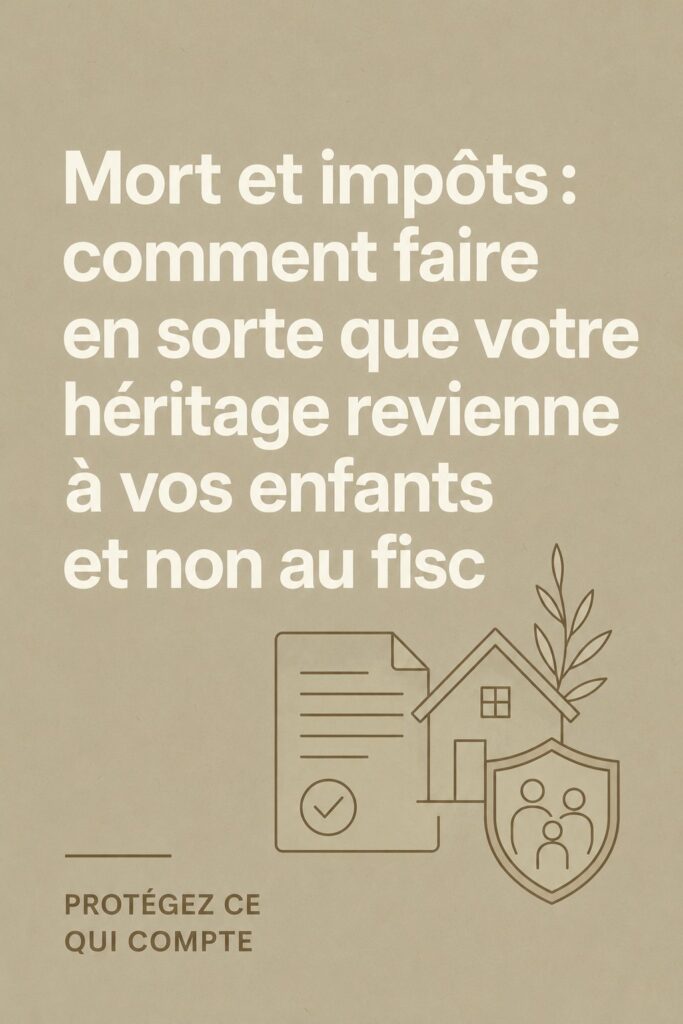 Une famille discutant de la planification de l'héritage autour d'une table.