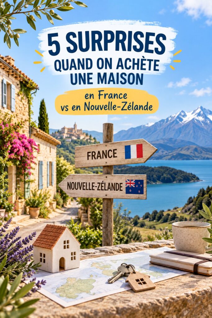 Un couple visitant une maison en France avec un agent immobilier