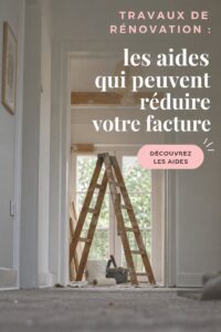 Aides financières pour travaux de rénovation en France.