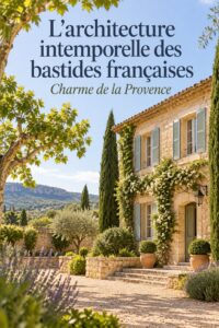 Vue extérieure d'une bastide française, un exemple d'architecture intemporelle.