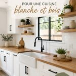 Cuisines modernes blanches et bois aux designs tendance