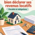 Un propriétaire consulté des documents pour préparer sa déclaration de loyers.