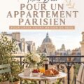 Un appartement décoré dans un style parisien avec des meubles chauds et des accents vintage.