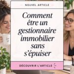 Gestionnaire immobilier travaillant sur son ordinateur, concentré et détendu.
