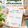Modèle de budget gratuit sur un ordinateur, idéal pour une gestion financière efficace.