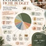 Un intérieur décoré avec des éléments à petit budget