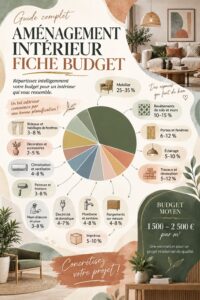 Un intérieur décoré avec des éléments à petit budget