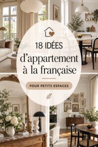 Petits appartements français bien décorés avec style