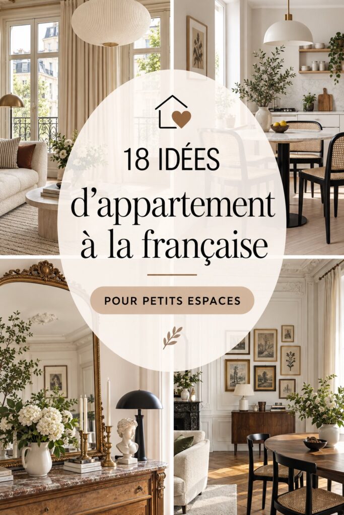 Petits appartements français bien décorés avec style