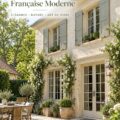 Maison française avec un design extérieur moderne et accueillant.