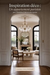Salon d'un appartement parisien avec des détails élégants et modernes