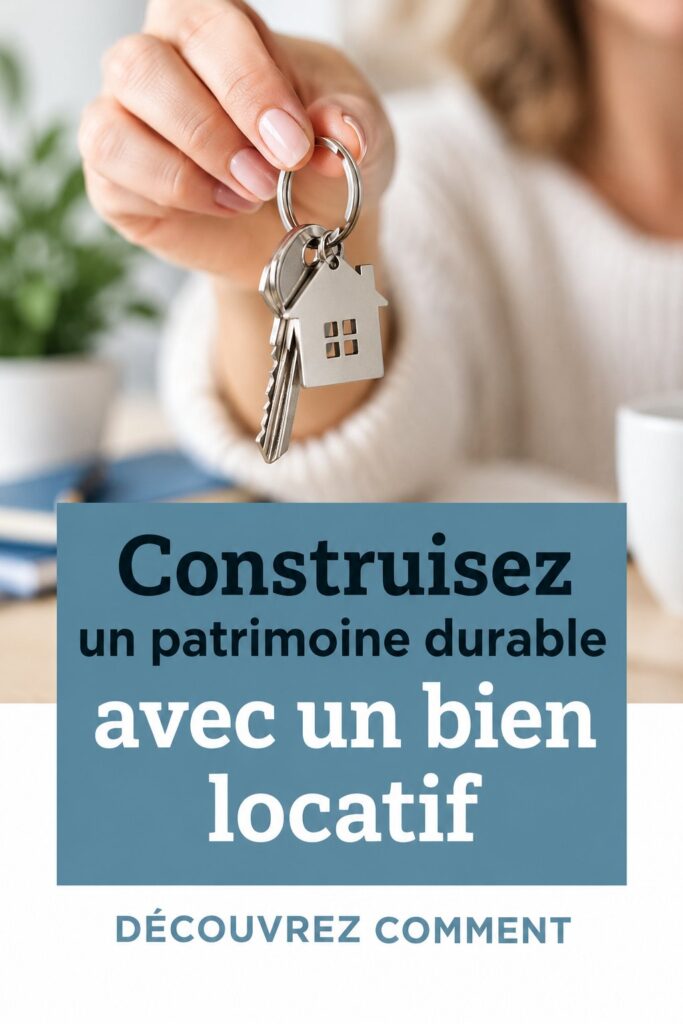Personne examinant une propriété locative en tenant un portefeuille d'investissement immobilier.