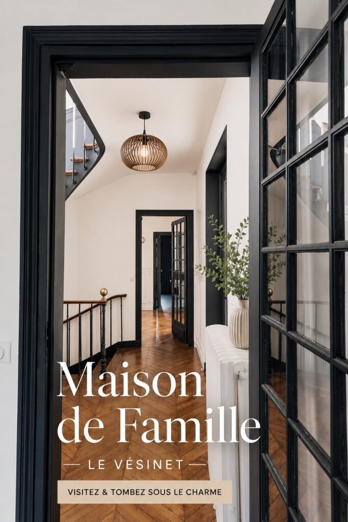 Maison de Famille au Vésinet avec jardin spacieux