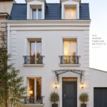 Maison moderne à Vincennes conçue par AZC Atelier Zündel Cristea, mettant en avant un design unique et contemporain.