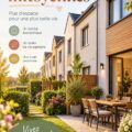 Maison mitoyenne moderne avec un design élégant