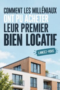 Un jeune couple discutant de leur projet d'achat d'un bien locatif.