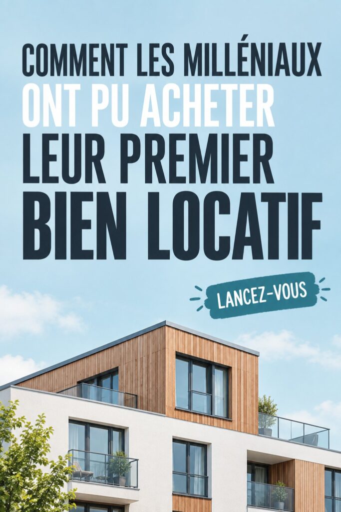 Un jeune couple discutant de leur projet d'achat d'un bien locatif.