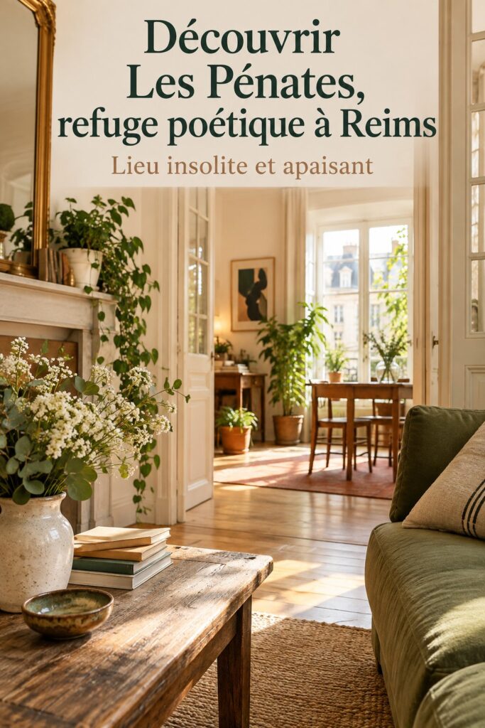 Vue extérieure des Pénates, un lieu poétique à Reims