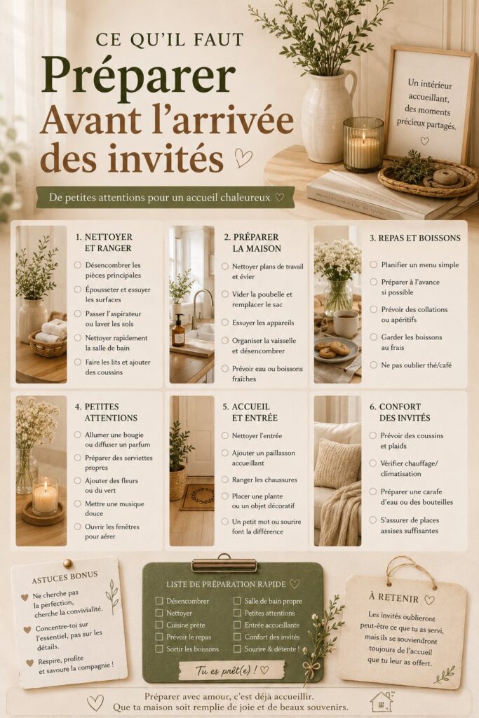 Salon accueillant préparé pour des invités