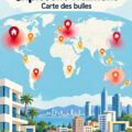 Graphique illustrant les évolutions des prix immobiliers dans un marché en bulle.