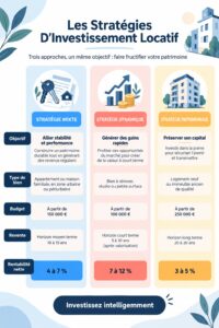 Image d'un investissement locatif fructueux avec des graphiques de rentabilité.