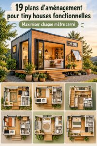 Idées d'aménagement pour tiny houses fonctionnelles avec des designs astucieux