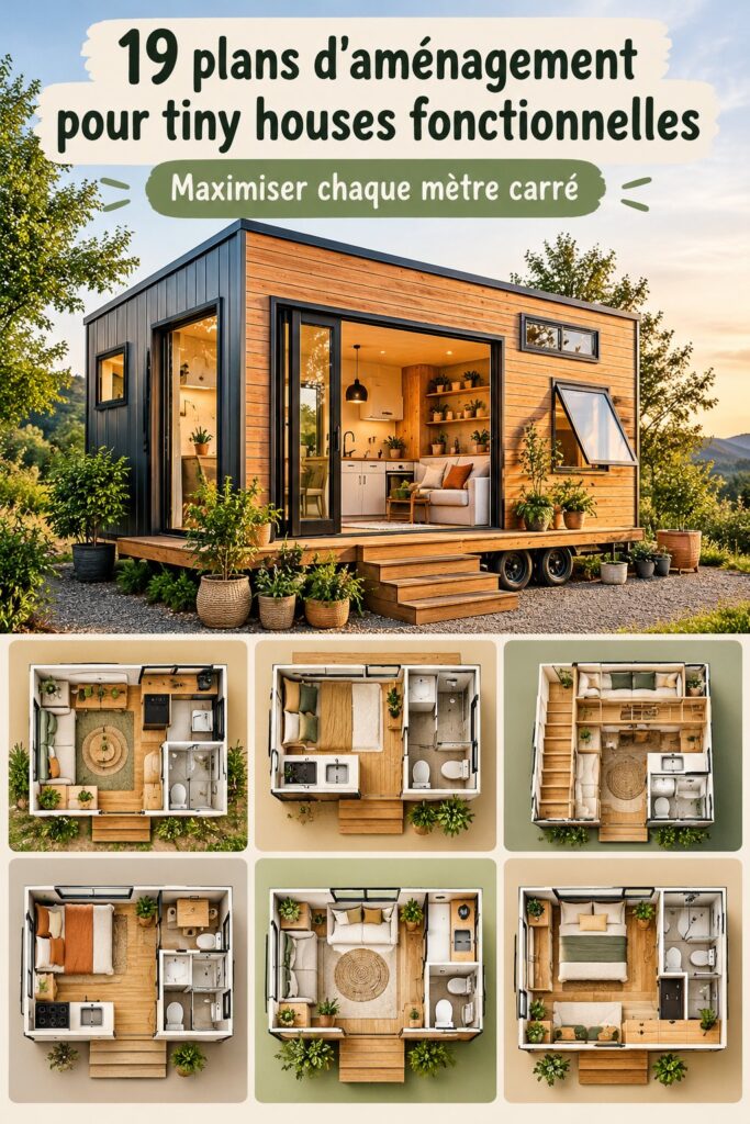 Idées d'aménagement pour tiny houses fonctionnelles avec des designs astucieux