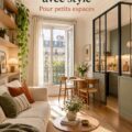 Un petit appartement parisien joliment aménagé et décoré avec goût