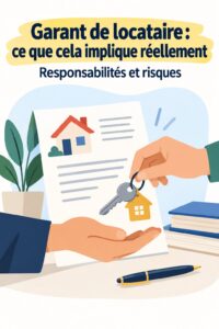 Illustration d'un document de garantie locative