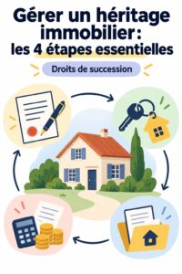 Héritage immobilier : illustration des étapes de gestion des droits de succession
