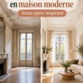 Transformation d'un appartement haussmannien avant et après la rénovation
