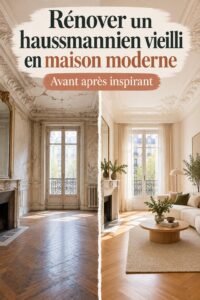 Transformation d'un appartement haussmannien avant et après la rénovation